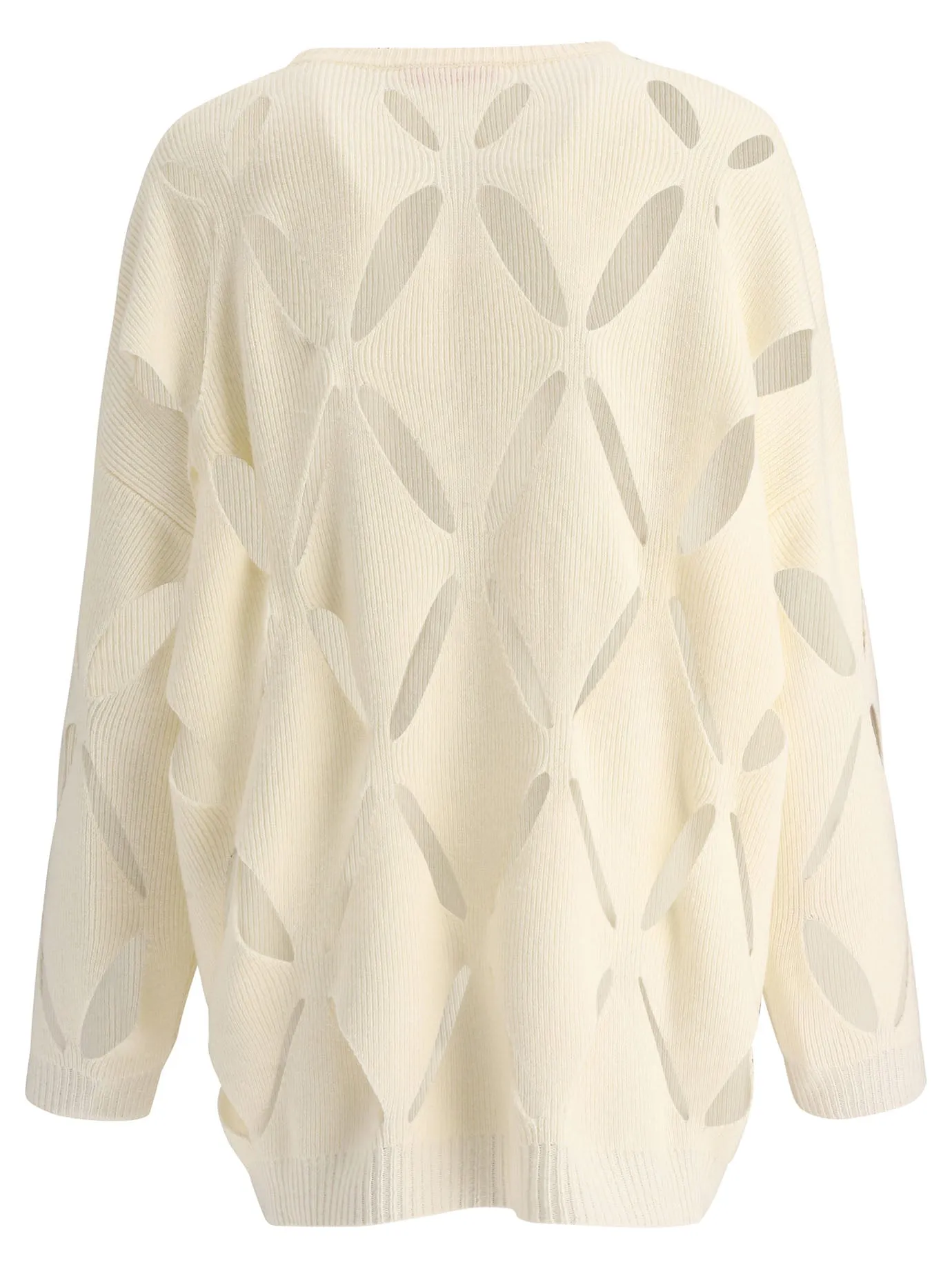 Valentino Cut-Out Detailed Knit Jumper