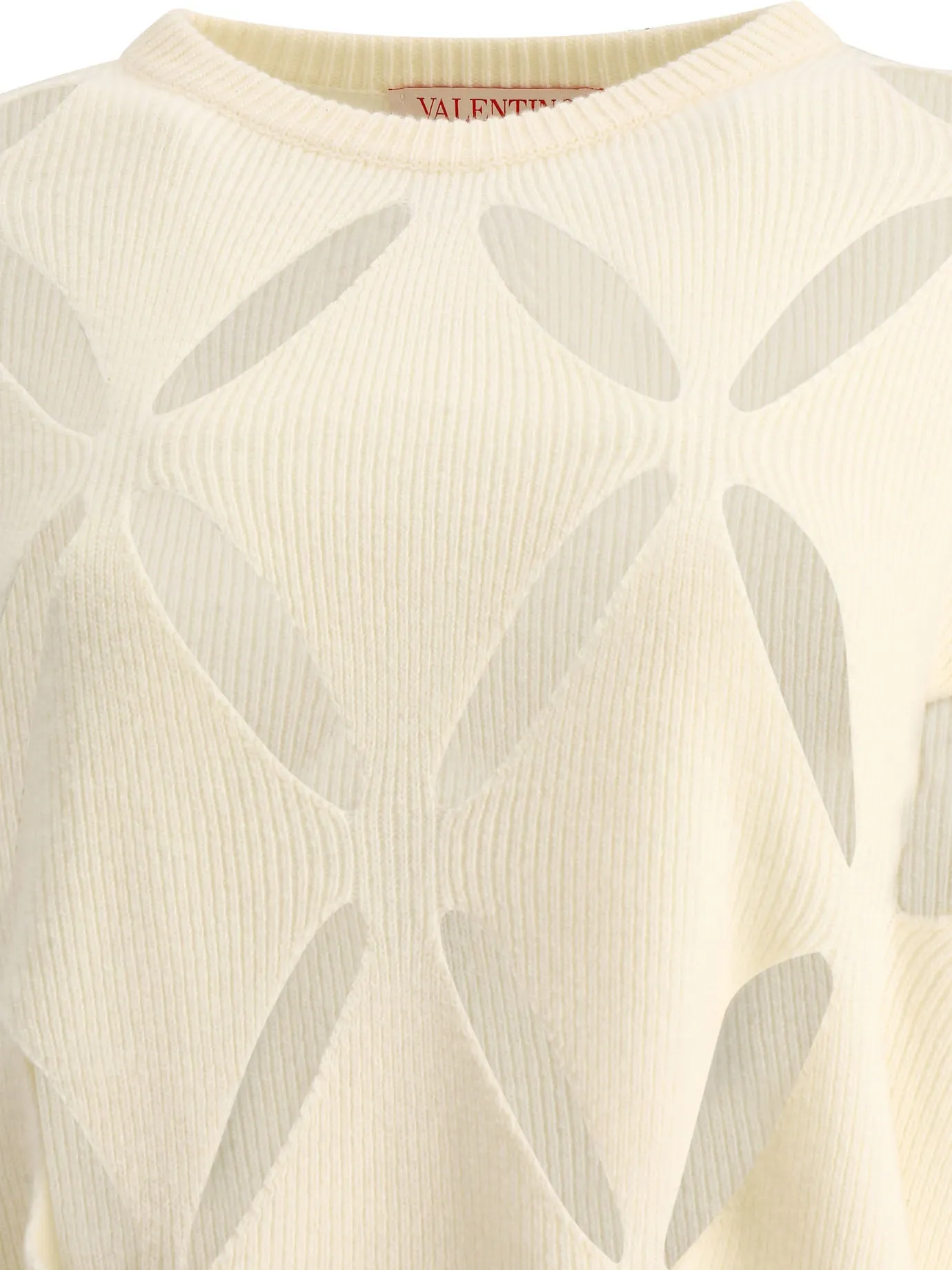 Valentino Cut-Out Detailed Knit Jumper