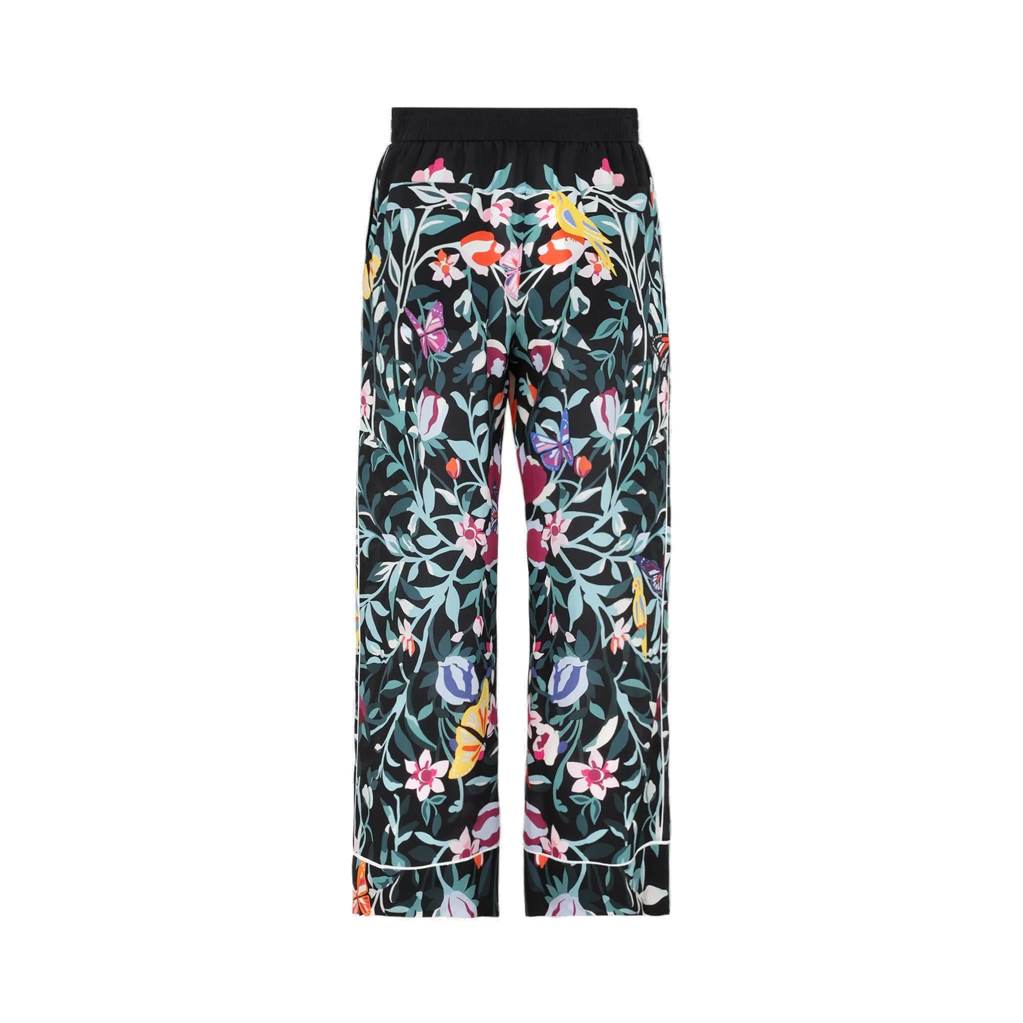 Valentino Floral Printed Drawstring Pants