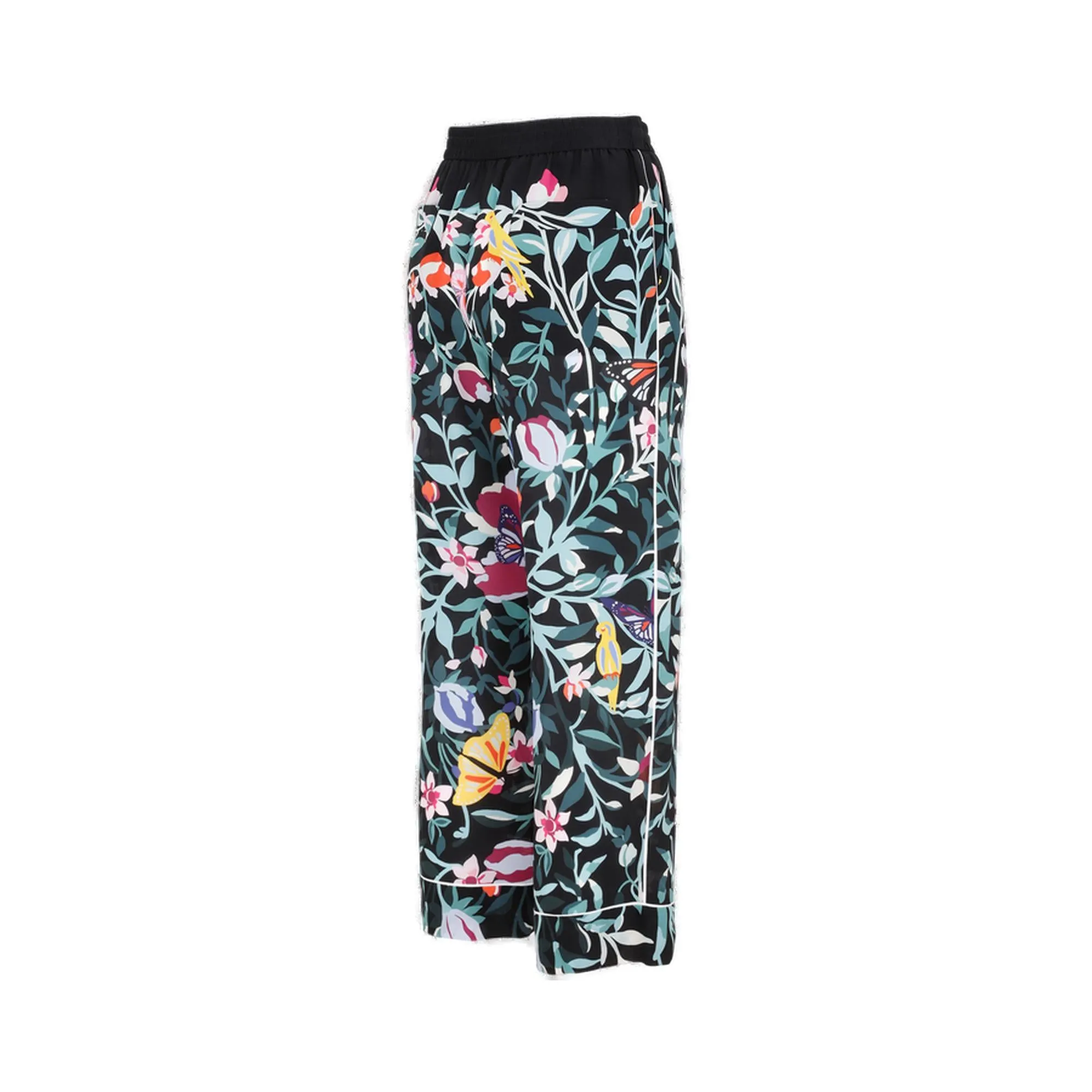 Valentino Floral Printed Drawstring Pants