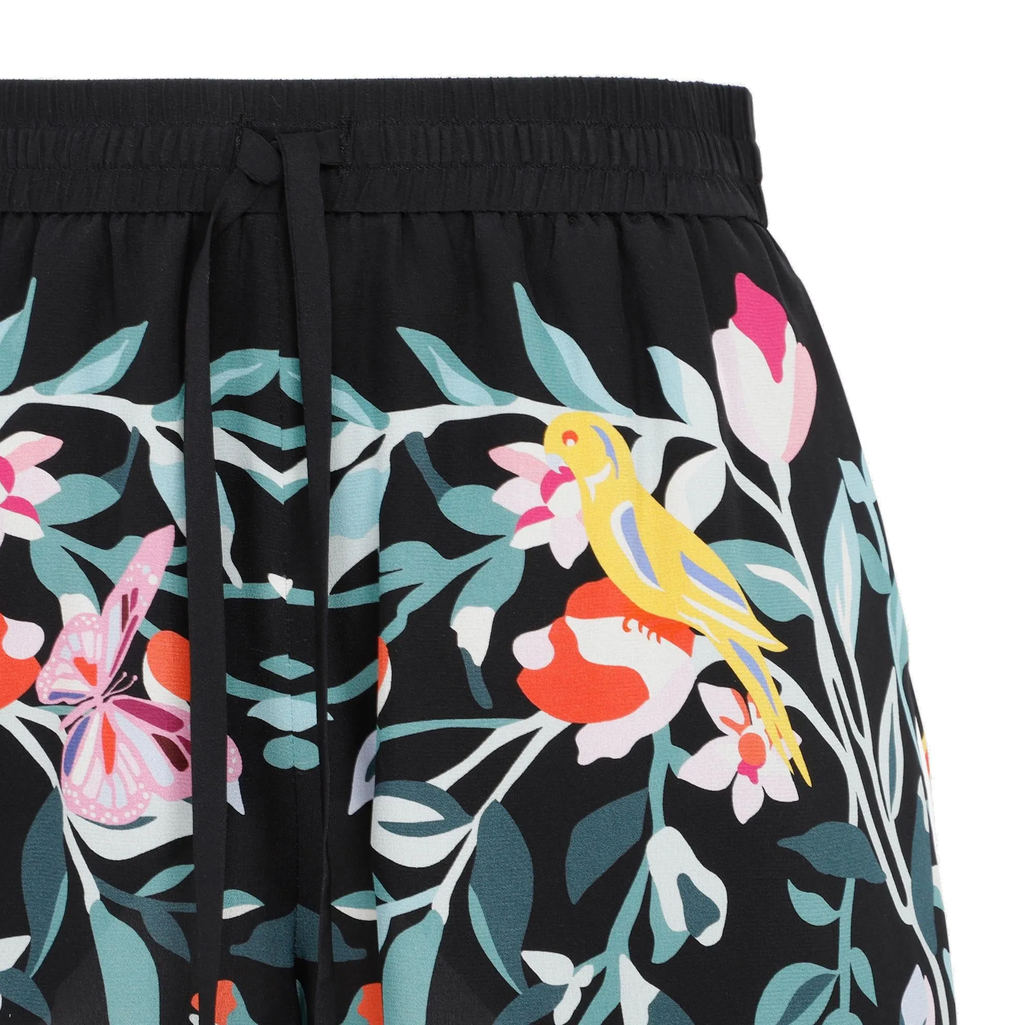 Valentino Floral Printed Drawstring Pants