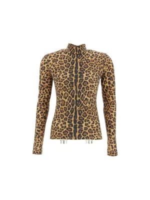 Valentino Mock Neck Long-Sleeved Sweater