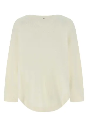 Valentino Oversized Curved Hem Knit Jumper