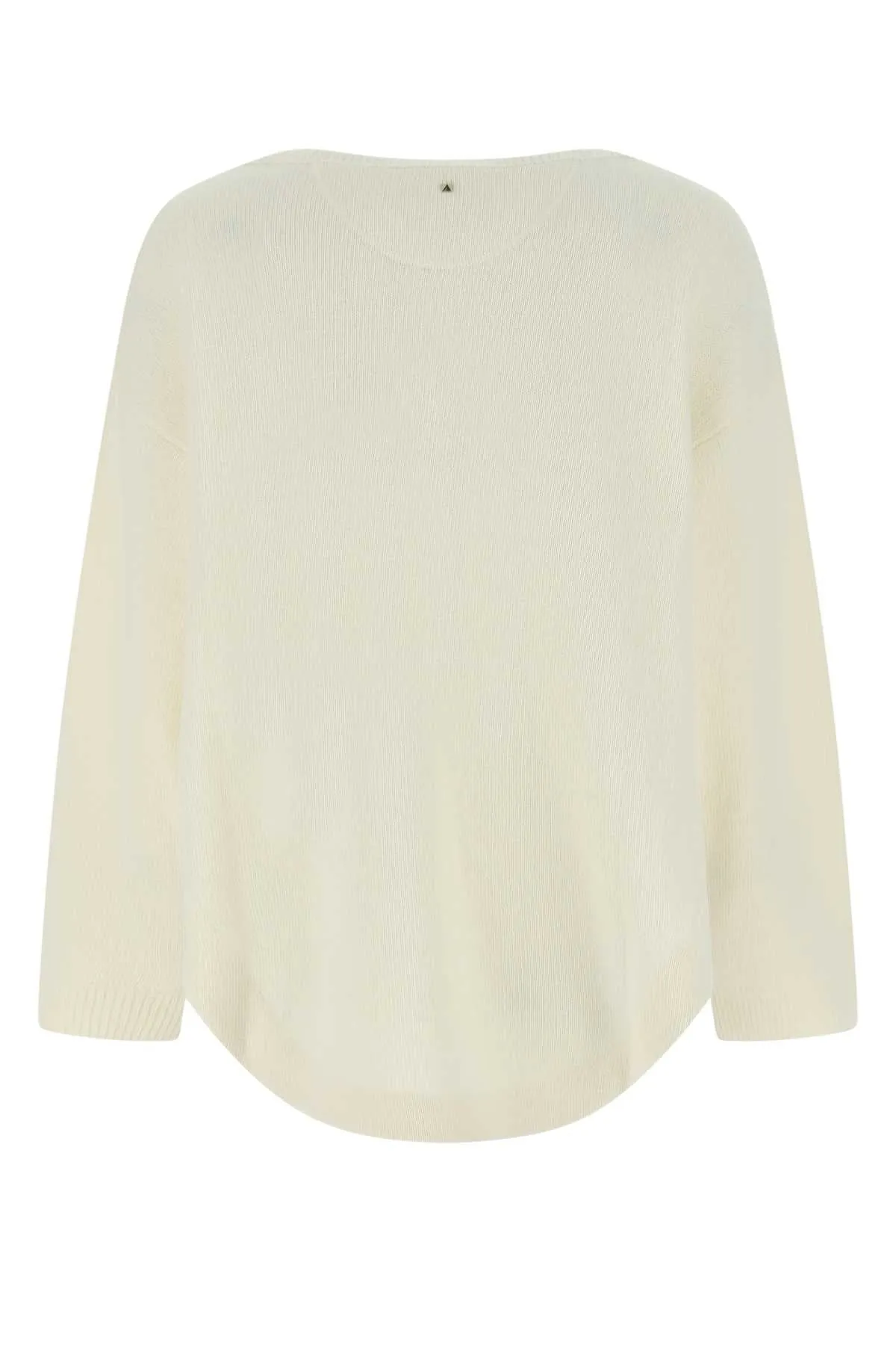 Valentino Oversized Curved Hem Knit Jumper