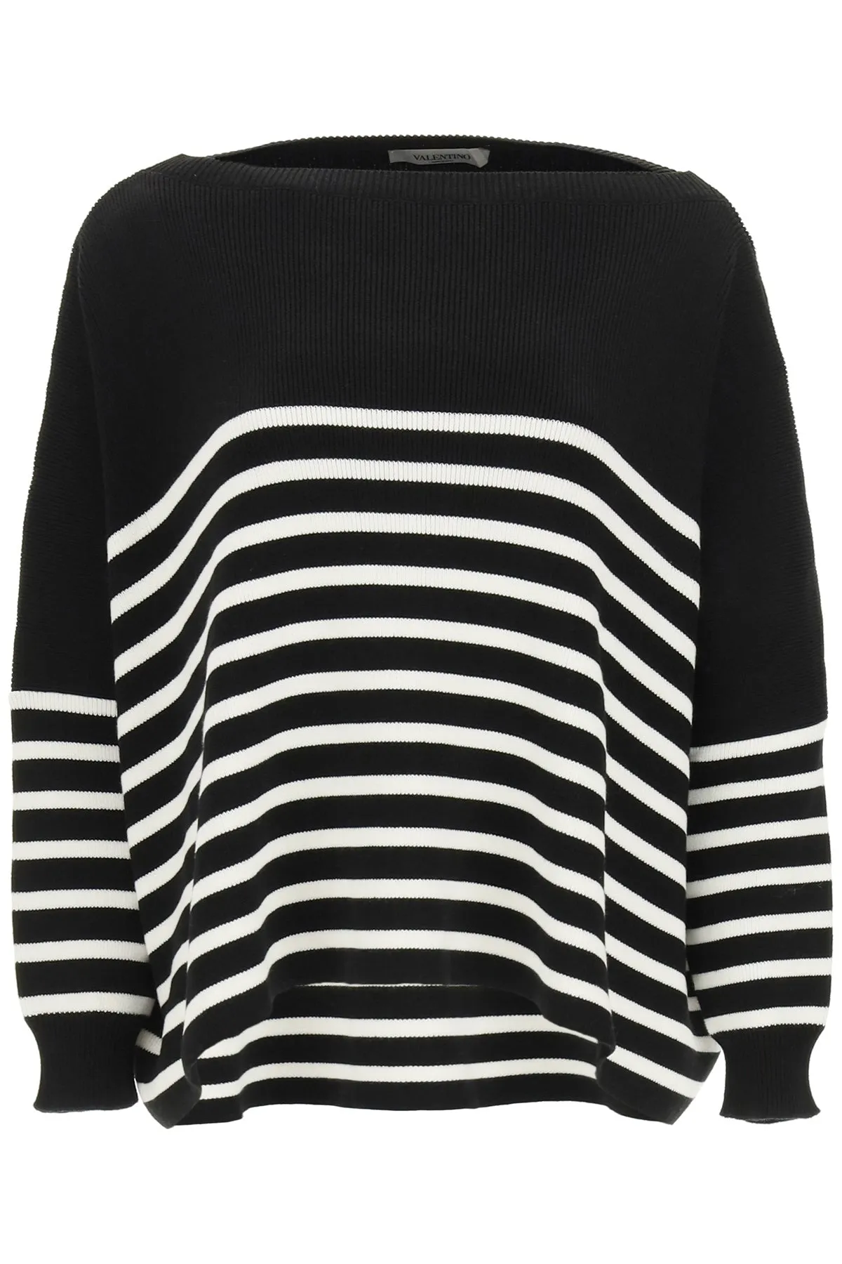Valentino Striped Knit Sweater