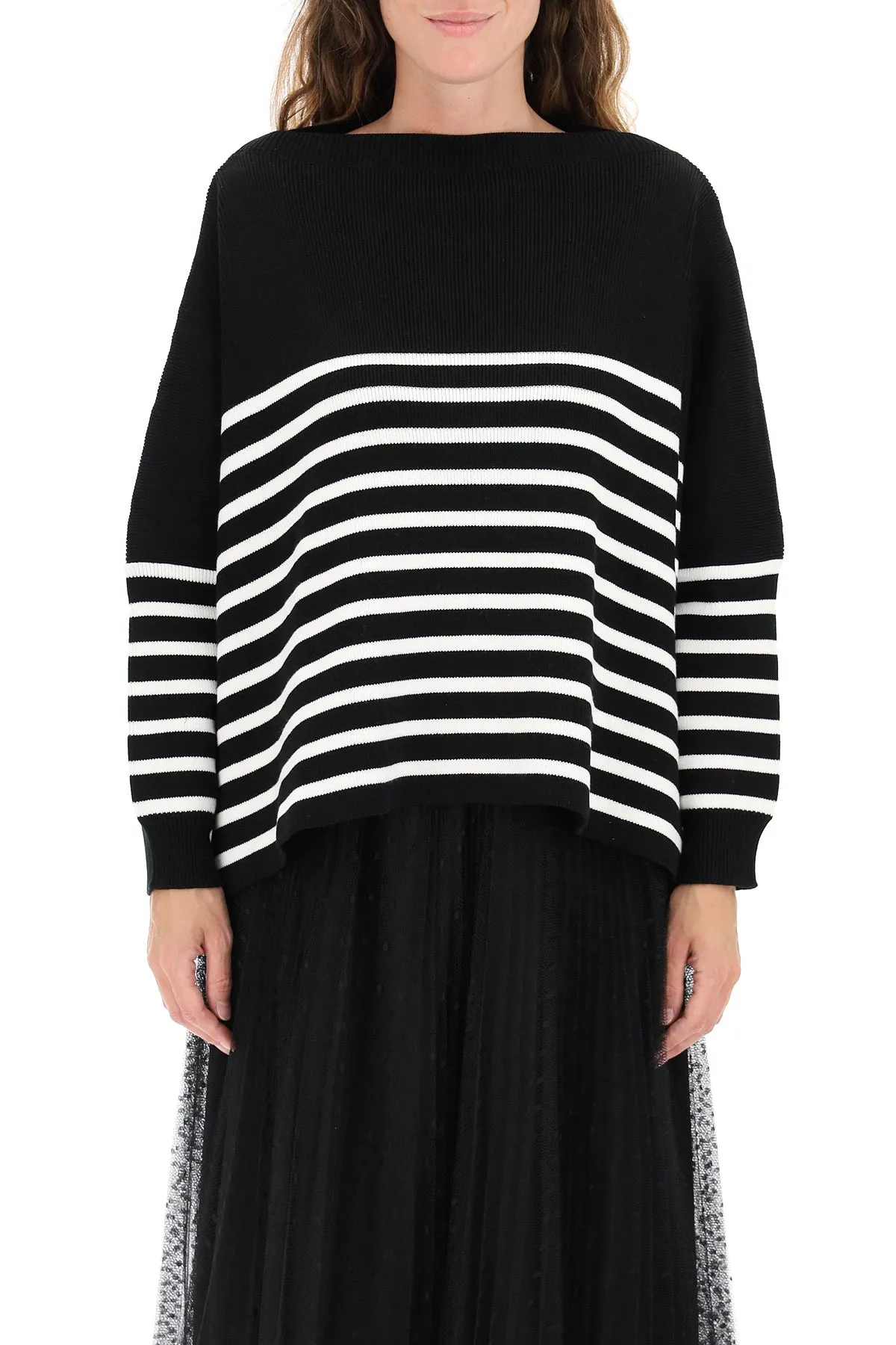 Valentino Striped Knit Sweater