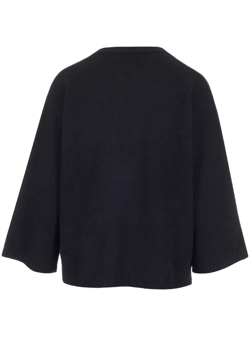 Valentino VGold Detailed V-Neck Knit Jumper