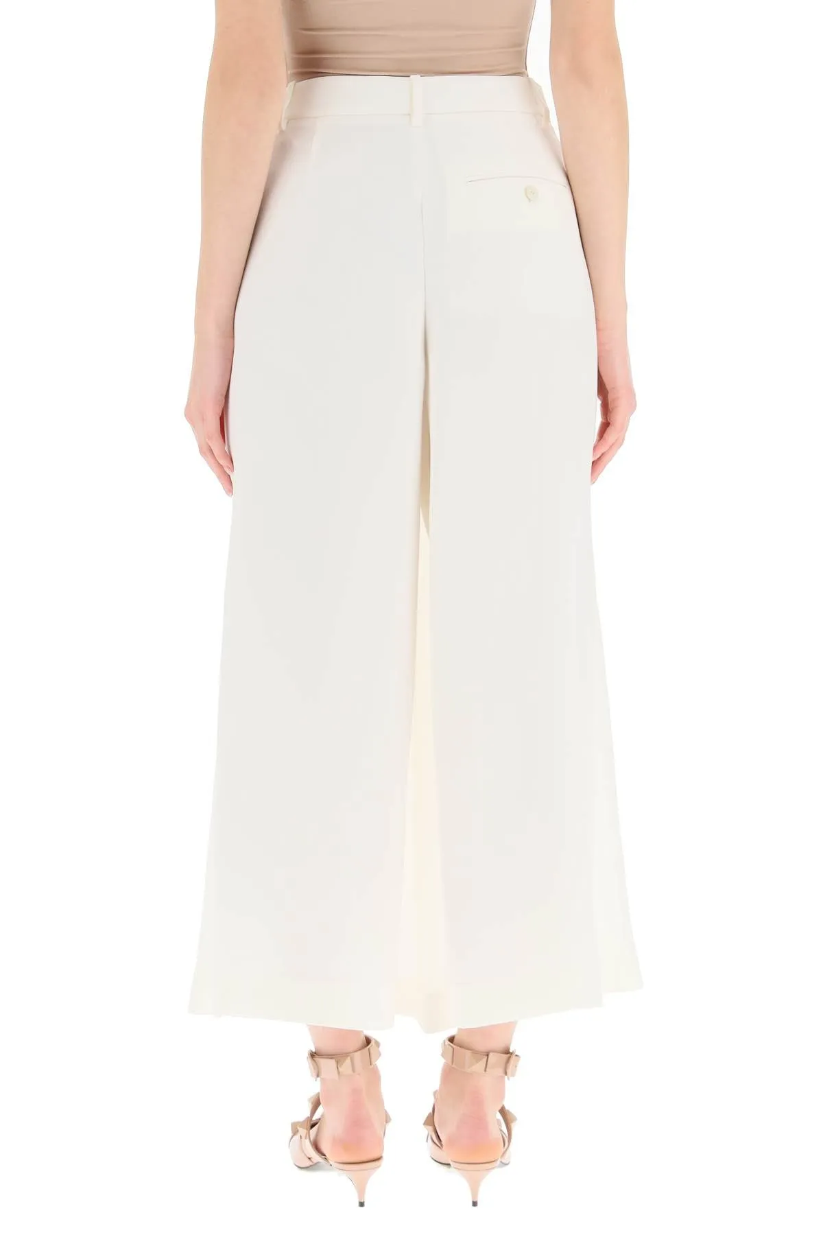 Valentino Wide Leg Tailored Trousers