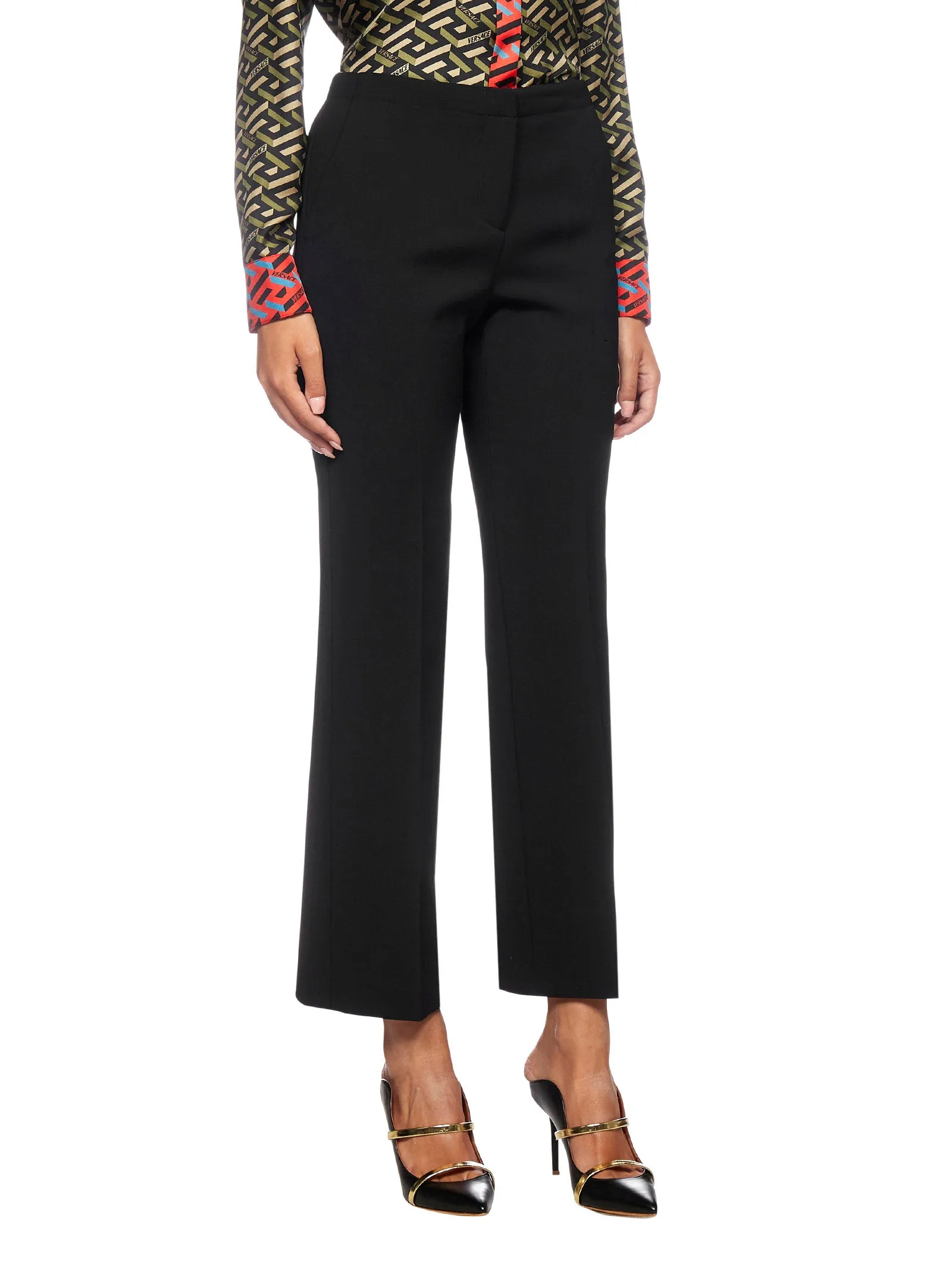Versace Flared Tailored Trousers