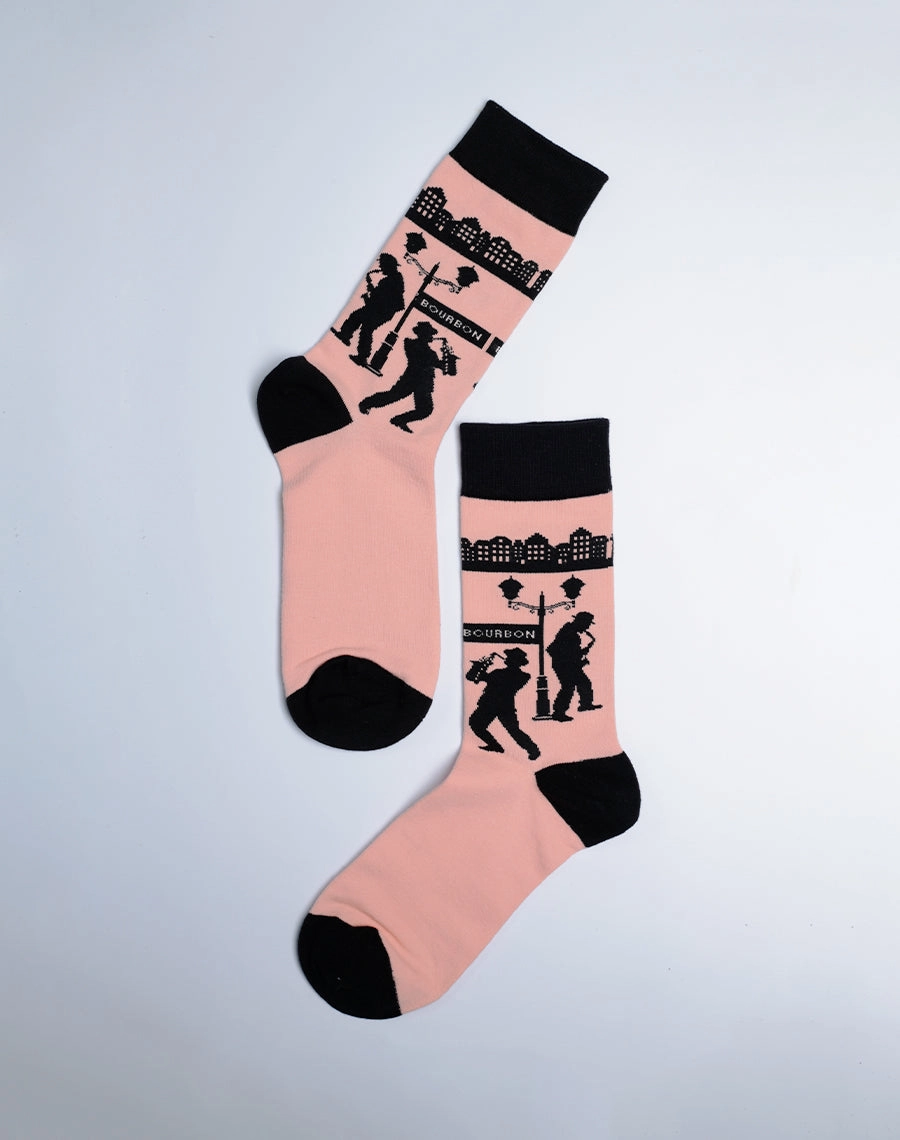 Women's Bourbon Street Jazz Crew Socks