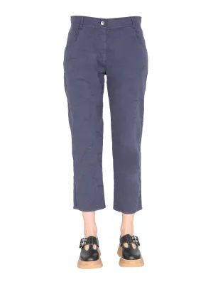 YMC Jacquard Detail Cropped Trousers