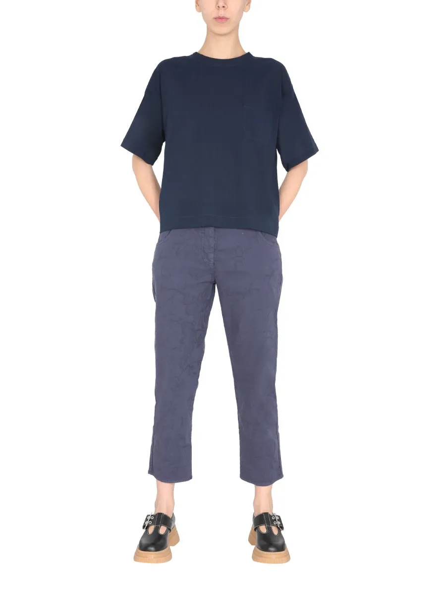 YMC Jacquard Detail Cropped Trousers