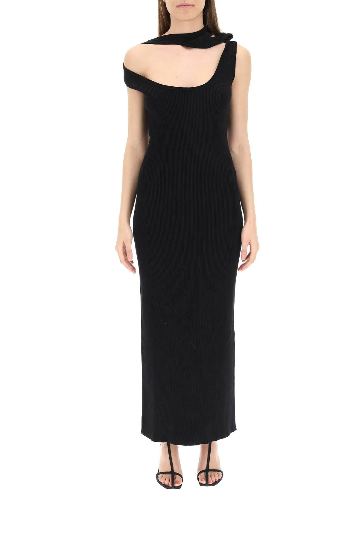 Y/Project Three Collar Knit Tank Dress