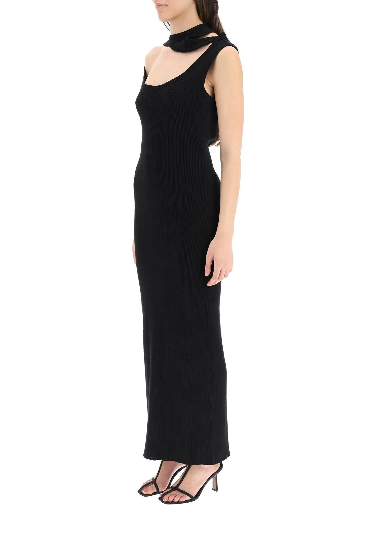Y/Project Three Collar Knit Tank Dress